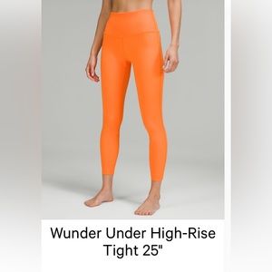 Lululemon Wunder Under High-Rise Tight 25” Size 6